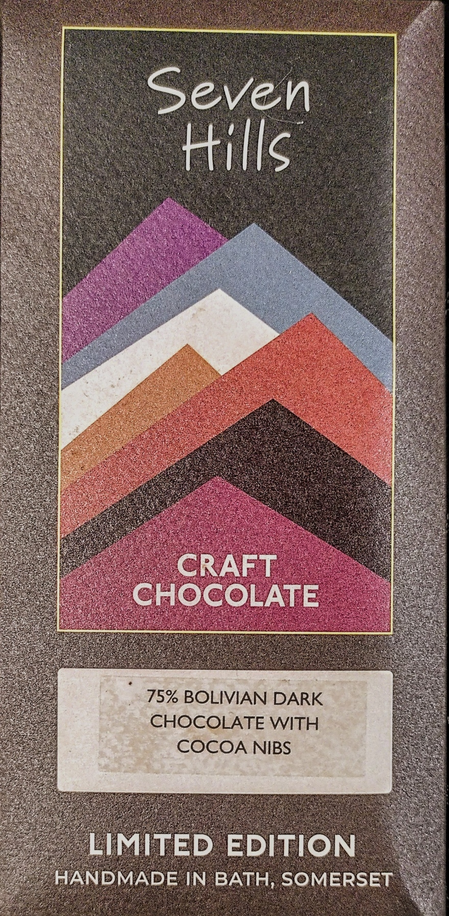 75% Bolivian Dark Chocolate with Cocoa Nibs