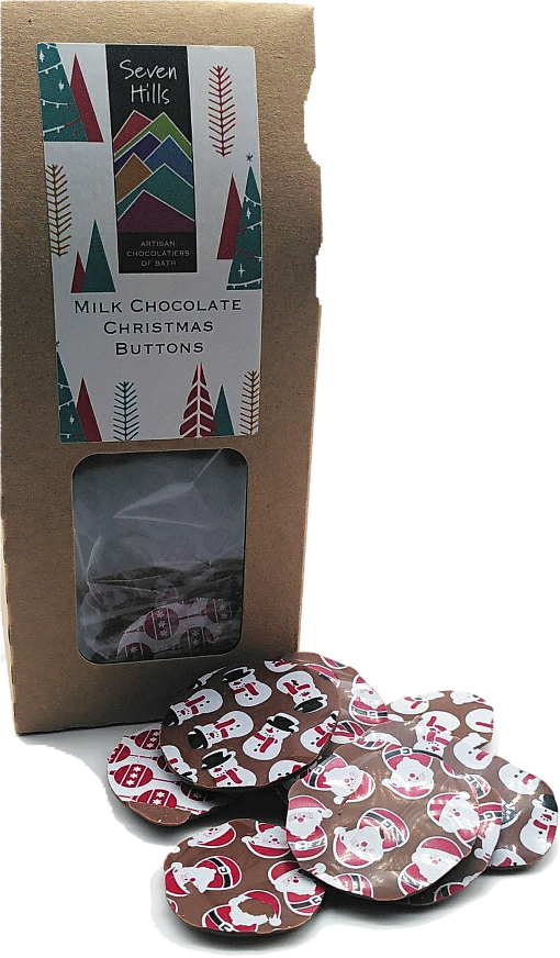 Milk Chocolate Christmas Buttons